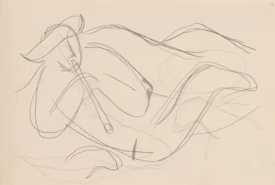 Sketchbook With Various Studies 14