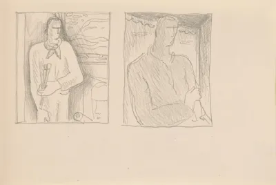 Sketchbook With Various Studies 3