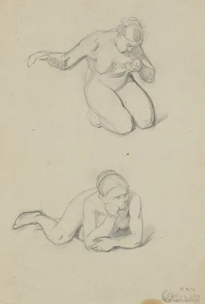 Sketches Of A Nude Female