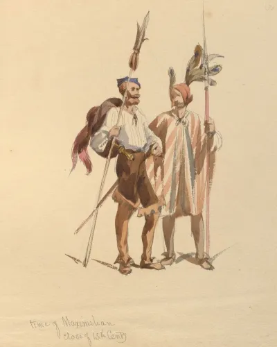 Sketches Of Costume Pl 096
