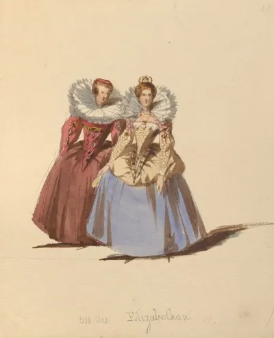Sketches Of Costume Pl 098