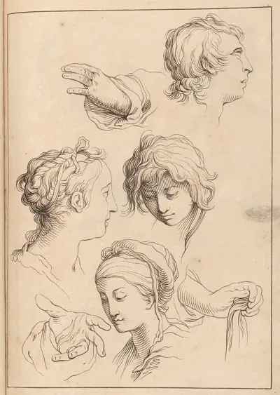 Sketches Of Heads And Hands 2