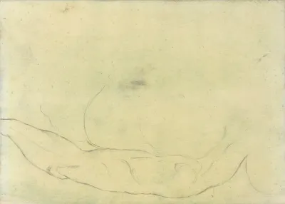 Sketches Of Male Bodies Possibly After Michelangeolo