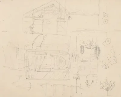 Sketches Perhaps For A House Or Theater