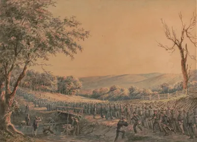 Sketches With Co B 8th Reg Pa Ma Under The Officers Of The Old Southwark Gaurd On The Road To Greencastle