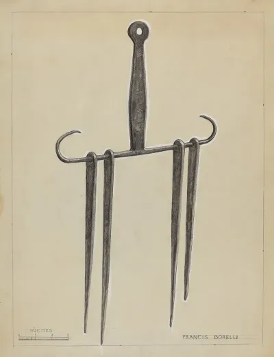 Skewers And Holder 5