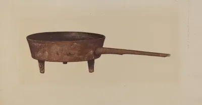 Skillet With Four Legs