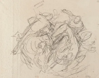Skirmish Between Two Riders