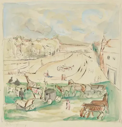 Skizze Zur Grunewaldrennbahn