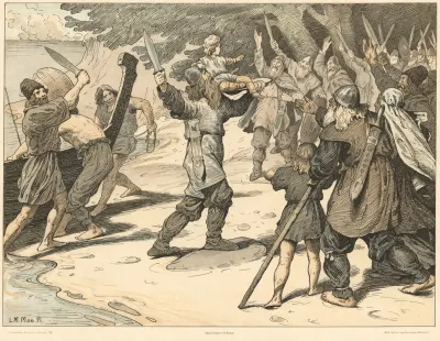 Skjold Kares Til Konge Skjold Is Crowned King
