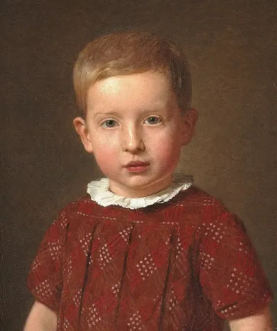 Skolebestyrer J Krohn Som Barn 1846