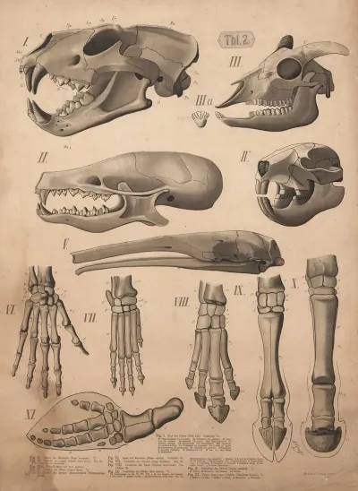 Skulls Teeth And Feet