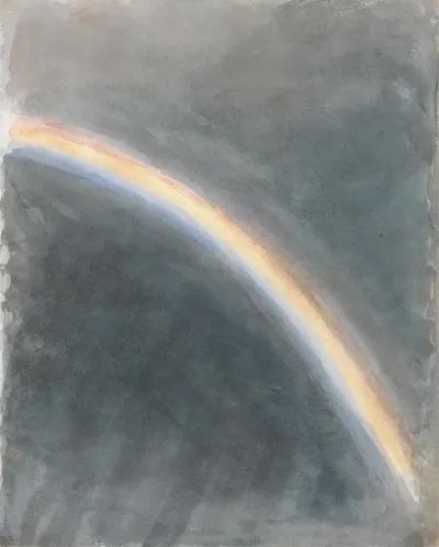 Sky Study With Rainbow