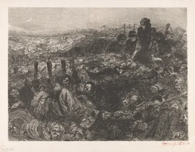 Slagveld Met Gesneuvelde Soldaten