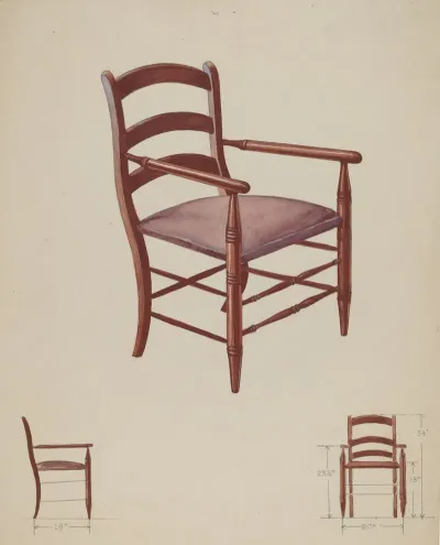 Slat Back Chair