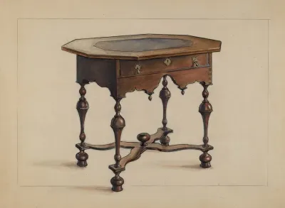 Slate Top Table 2