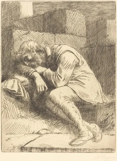 Sleeping Beggar Mendiant Endormi Ii
