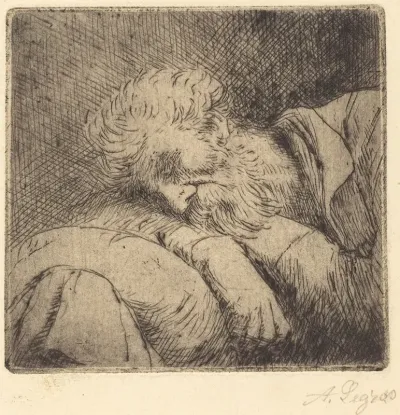 Sleeping Beggar Mendiant Endormi