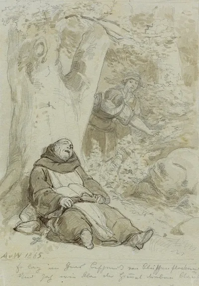 Sleeping Monk