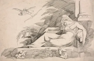 Sleeping Woman With A Cupid