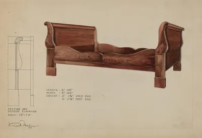 Sleigh Bed 2