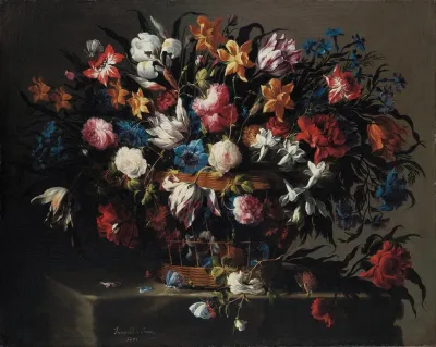 Small Basket Of Flowers