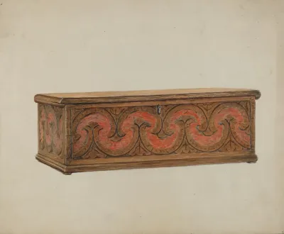 Small Carved Chest