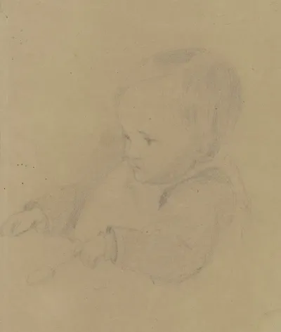 Small Child With Spoon