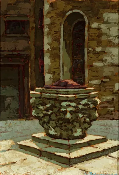 Small Well In Venice In The Sunshine