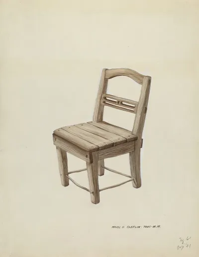 Small Wooden Chair