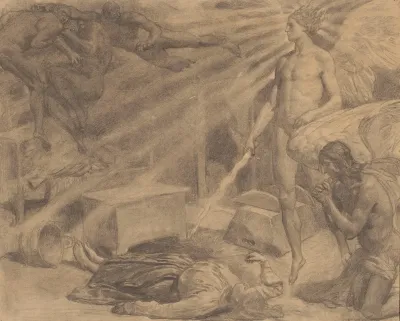 Smierc Rzepowej Ilustracja Do Szkicow Weglem Henryka Sienkiewicza