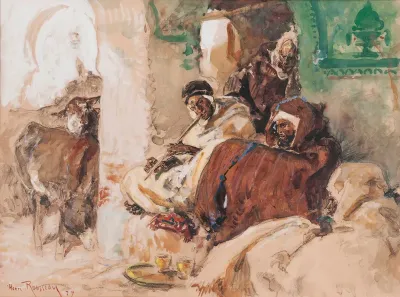Smokers Resting