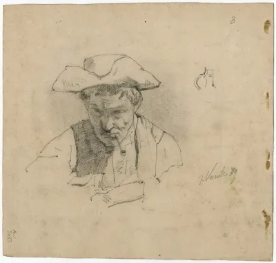 Smoking Man With A Pipe