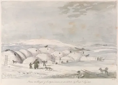 Snow Village Of Inuit Visited By Captain Lyons 2