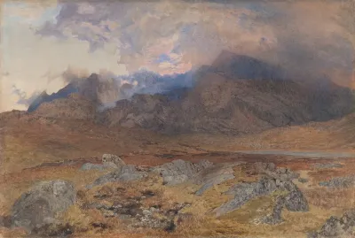 Snowdon After An April Hailstorm