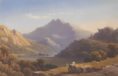 Snowdon From Llyn Nantlle North Wales