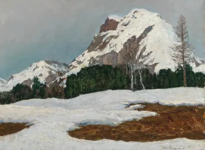 Snowmelt In The Mountains