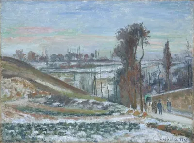 Snowy Landscape Near Lhermitage