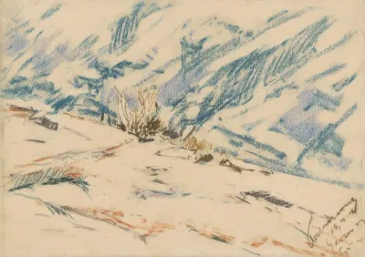 Snowy Mountainside