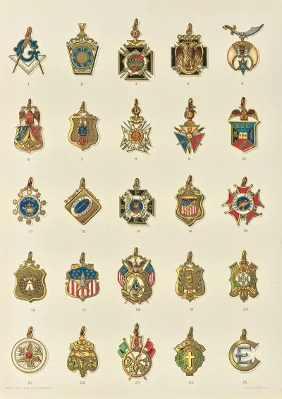 Society Emblems Past Officers Jewels 2