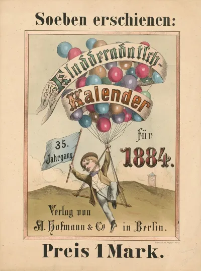 Soeben Erschienen Kladderadatsch Kalender 35 Jahrgang 1884