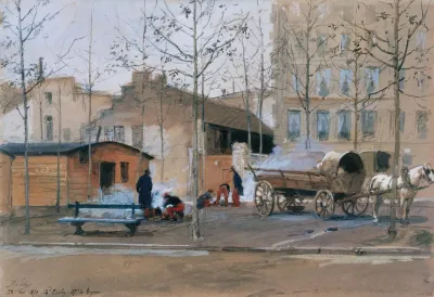 Soldats Du 37e De Ligne Boulevard De Clichy