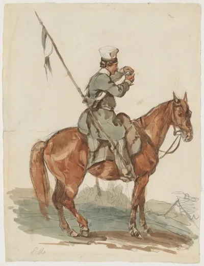 Soldier Of Volhynia Cavalry In 1831