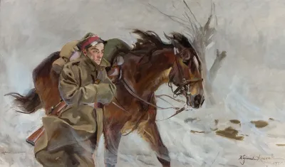 Soldier With A Horse