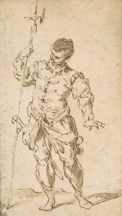 Soldier With Halberd