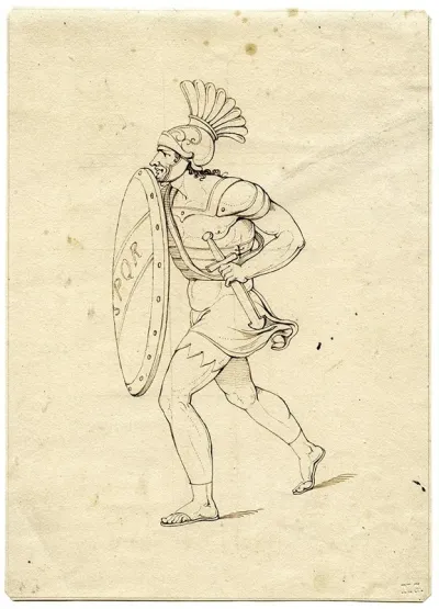 Soldier With Sword And Shield