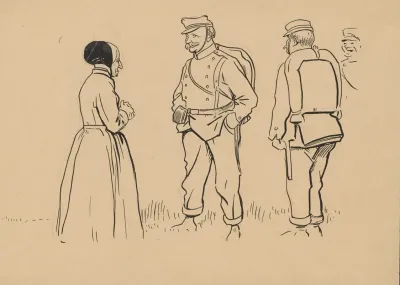 Soldiers And Peasant Women