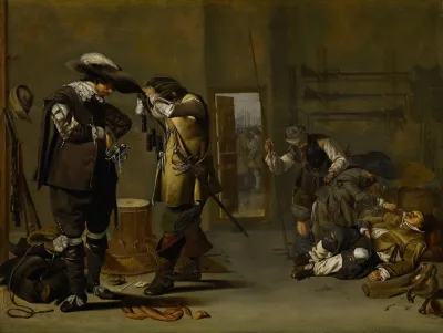 Soldiers Arming Themselves