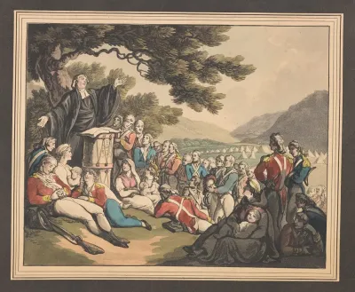 Soldiers Attending Divine Service