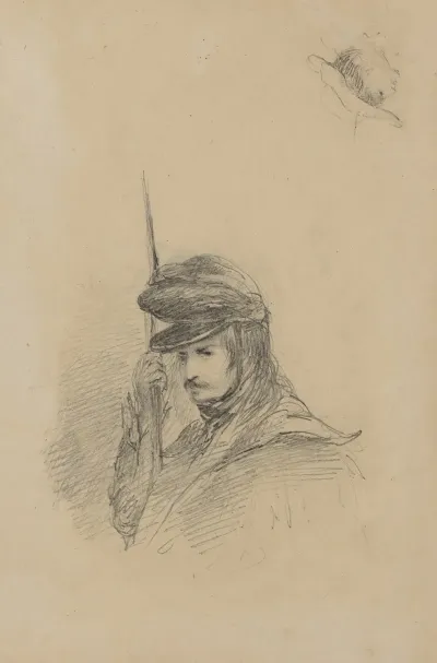 Soldiers Bust And Head Of A Woman